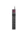 Lestar listwa przeciwprzepięciowa ZX 510, 1L, 3.0m, czarna - nr 1