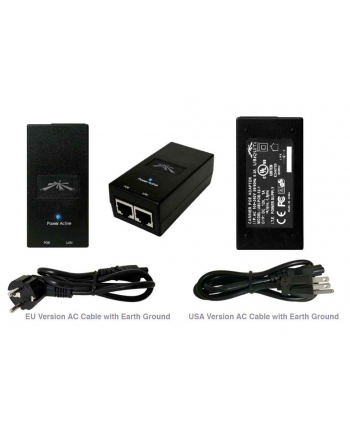 Ubiquiti Networks Ubiquiti PoE-15 Passive PoE Adapter EU, 15V 0.8A, grounding/ESD protection, 12W