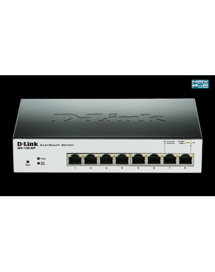 D-Link 8-Port PoE Gigabit EasySmart Switch główny