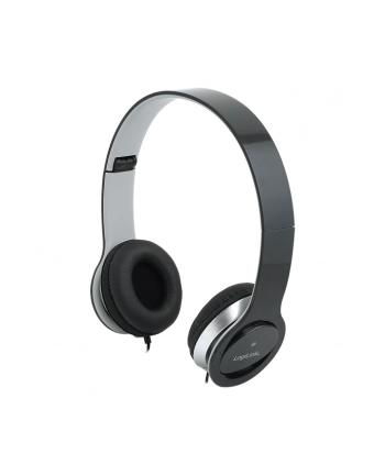 LogiLink Stylowe słuchawki stereo High Quality z mikrofonem, czarne nr 2