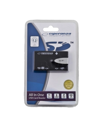 Esperanza Uniwersalny czytnik Kart Pamięci USB 2.0 EA129