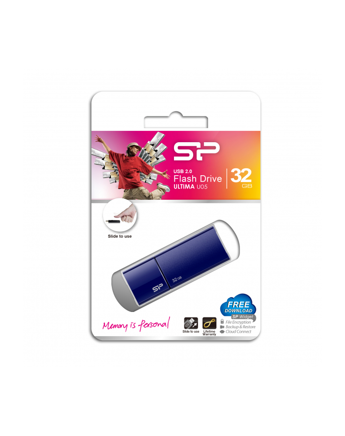 Silicon Power ULTIMA U05 32GB USB 2.0 Navy Blue główny