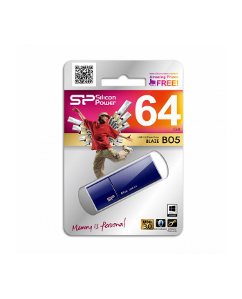 Silicon Power BLAZE B05 64GB USB 3.0 Navy Blue