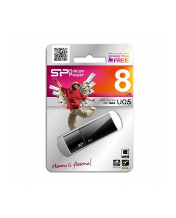 Silicon Power ULTIMA U05 8GB USB 2.0 Classic Black nr 1