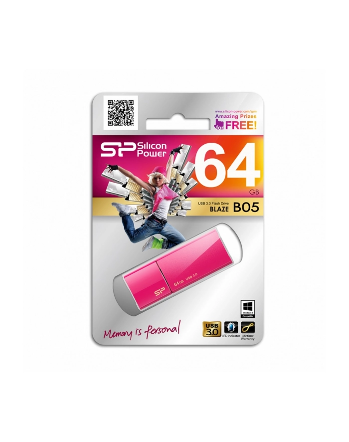Silicon Power BLAZE B05 64GB USB 3.0 Sweet Pink główny