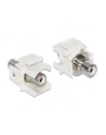 Moduł Keystone RCA(F)->RCA(F) Biały (pozłacane styki) - nr 10
