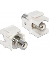 Moduł Keystone RCA(F)->RCA(F) Biały (pozłacane styki) - nr 11