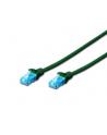 Patch cord U/UTP kat.5e PVC 2m zielony - nr 11