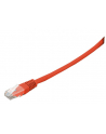 Patch cord U/UTP kat.5e PVC 2m czerwony - nr 1