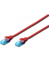 Patch cord U/UTP kat.5e PVC 2m czerwony - nr 8