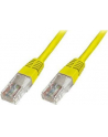 Patch cord U/UTP kat.5e PVC 2m żółty - nr 14