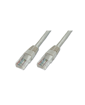 Patch cord U/UTP kat.5e PVC 5m szary