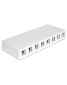 Obudowa montażowa Keystone Biała (8 portów) - nr 10
