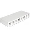 Obudowa montażowa Keystone Biała (8 portów) - nr 23