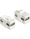 Moduł Keystone USB 2.0 A(F)A(F) - nr 12