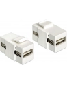 Moduł Keystone USB 2.0 A(F)A(F) - nr 13