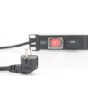 Listwa zasilająca PDU 19', 1U, 7 gniazd, moc: 16A, 4000W, aluminiowa, włącznik, zabezp. przeciwprzepięciowe, 2m - nr 14