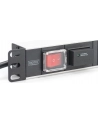 Listwa zasilająca PDU 19', 1U, 7 gniazd, moc: 16A, 4000W, aluminiowa, włącznik, zabezp. przeciwprzepięciowe, 2m - nr 15