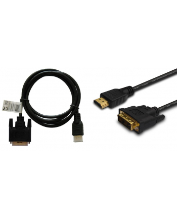 Kabel HDMI SAVIO CL-10 19pin męski - DVI 18+1 męski 1,5m, cz