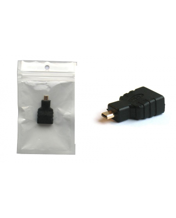 Adapter HDMI SAVIO CL-17 HDMI A żeńskie - micro HDMI męskie