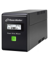 UPS POWER WALKER LINE-I 800VA 3xIEC RJ11/45 IN/OUT USB LCD - nr 15