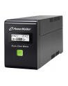 UPS POWER WALKER LINE-I 800VA 3xIEC RJ11/45 IN/OUT USB LCD - nr 25