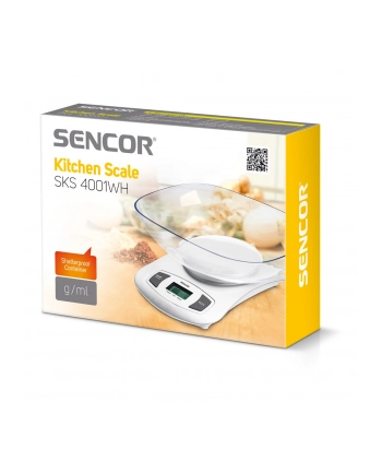 SKS 4001 waga z misą, duży wyświetlacz LCD