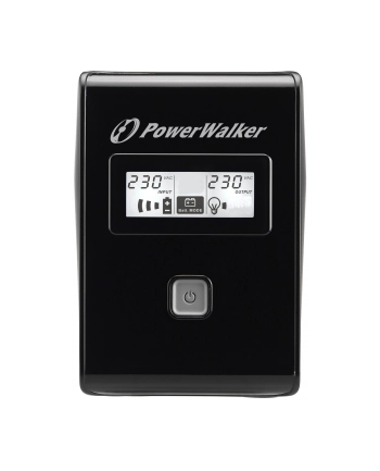 UPS POWER WALKER LINE-I 650VA 2xSCHUKO RJ11 USB LCD nr 1