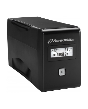 UPS POWER WALKER LINE-I 650VA 2xSCHUKO RJ11 USB LCD nr 2