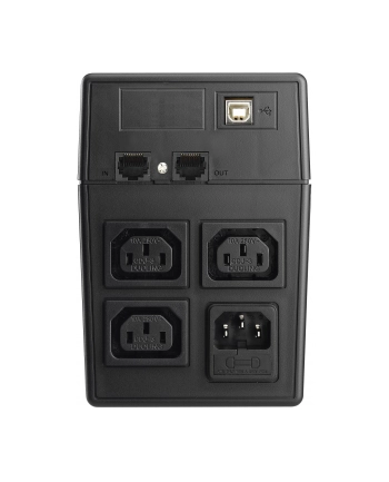 UPS POWER WALKER LINE-I 800VA 3xIEC RJ11/45 IN/OUT USB LCD nr 1