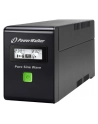 UPS POWER WALKER LINE-I 600VA 3xIEC RJ11/45 USB LCD - nr 21