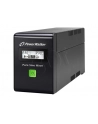 UPS POWER WALKER LINE-I 600VA 3xIEC RJ11/45 USB LCD - nr 2