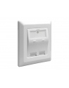 Gniazdo natynkowe Keystone (2 porty) Białe - nr 38