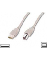 Kabel drukarkowy USB ASSMANN 2.0 A/M - USB B /M, 3,0 m - nr 17