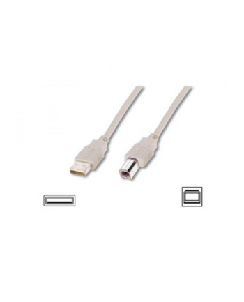 Kabel drukarkowy USB ASSMANN 2.0 A/M - USB B /M, 3,0 m nr 1