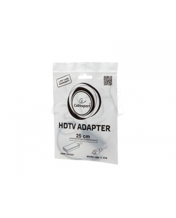 ADAPTER MHL(M)->HDMI(F)+USB MICRO(BF)(11PIN) 16CM GEMBIRD