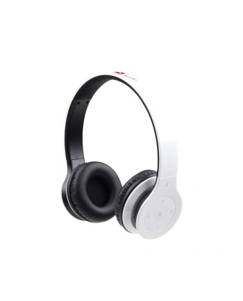 Gembird Słuchawki z mikrofonem bezprzewodowe BHP-BER-BK (Bluetooth) białe