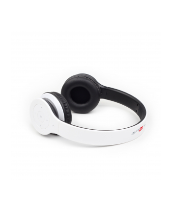 Gembird Słuchawki z mikrofonem bezprzewodowe BHP-BER-BK (Bluetooth) białe