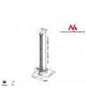 Maclean Uchwyt do projektora sufitowy MC-517S Odległość: 80mm - 980mm - nr 27