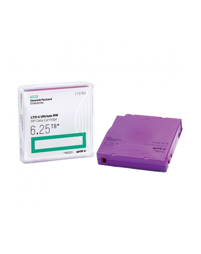 Taśma HP LTO-6 Ultrium 6.25 TB MP RW Non Custom Labeled Data Cartridge | 20 szt. główny