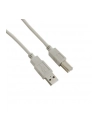 4World Kabel USB 2.0 typu A-B M/M 5m szary - nr 1
