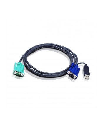 ATEN KVM Cable (HD15-SVGA, USB, USB) - 1.2m