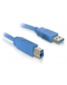 Delock kabel USB 3.0 AM -> USB 3.0 BM, 1m, blue - nr 7