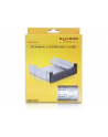 Delock ramka instalacyjna 5.25 do montażu wąskiego napędu 1 x 5.25 + 1 x 2.5/3.5 - nr 8
