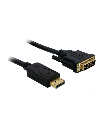 Delock kabel Displayport (M)->DVI-I(M) 24+1PIN 2m gold