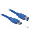 Delock kabel USB 3.0 AM -> USB 3.0 BM, 1m, blue - nr 15
