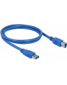 Delock kabel USB 3.0 AM -> USB 3.0 BM, 1m, blue - nr 17
