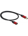 Delock przedłużacz USB 3.0 AM-AF, 1m, black, Premium - nr 29