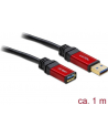 Delock przedłużacz USB 3.0 AM-AF, 1m, black, Premium - nr 31