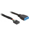 Delock kabel USB 2.0 płyta główna (F) > USB 3.0 płyta główna (M), 0.3m - nr 30
